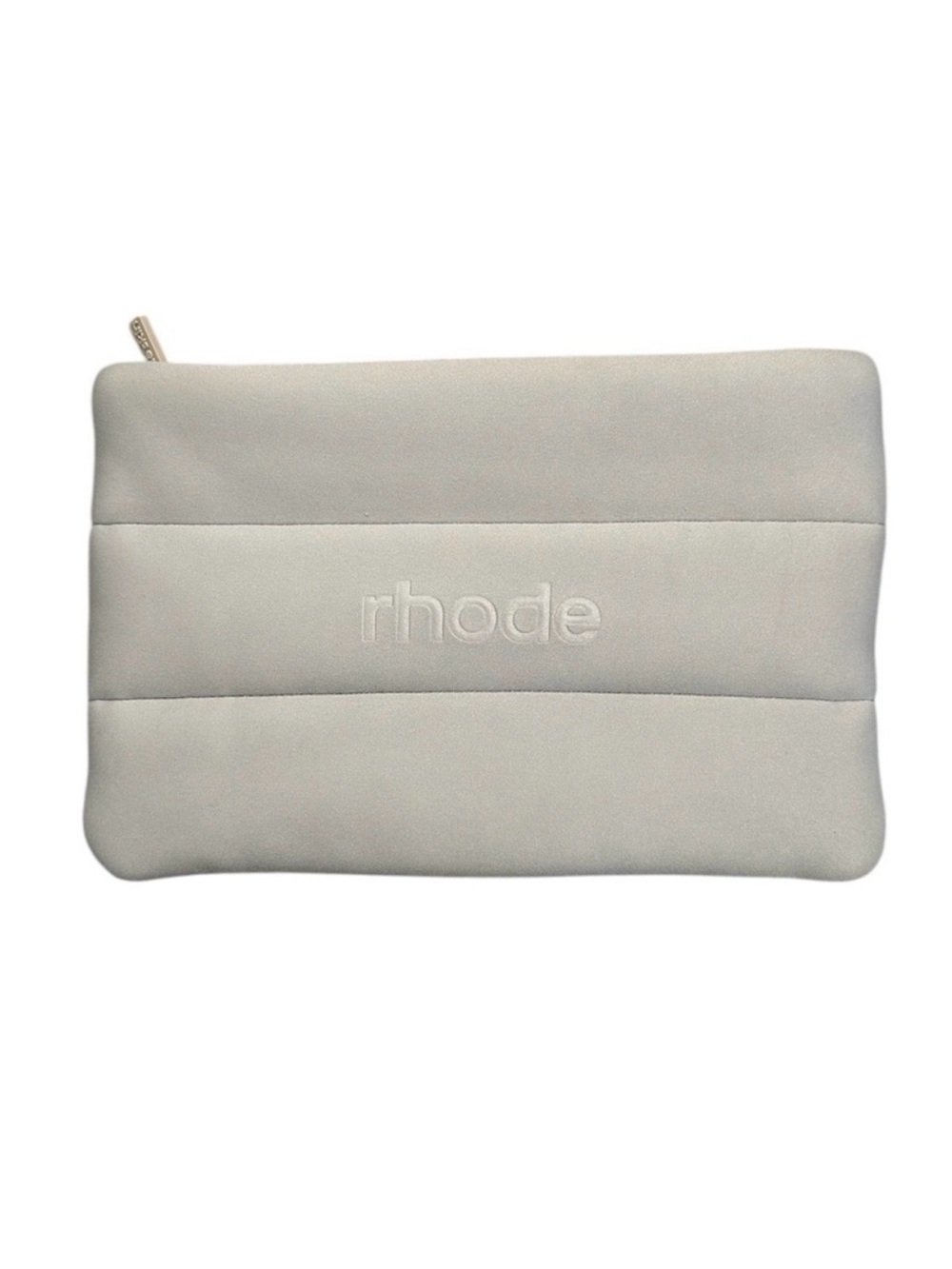 RHODE Light Gray pouch